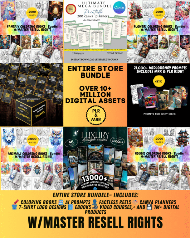🔥 Ultimate Digital Empire Bundle – Get All Past, Current & Future Products + Full Resell Rights